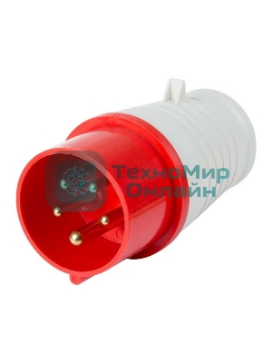 Вилка Rexant 015 переносная 3Р+РЕ+N 16А 380В IP44