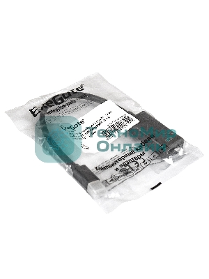 Кабель-переходник ExeGate EX284922RUS miniDisplayPort-HDMI ExeGate EX-mDPM-HDMIF-0.15 (mini20M/19F, 0,15м)