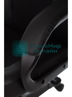 Кресло игровое Zombie GAME 17 черный, текстиль/эко.кожа, крестовина пластик