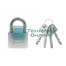 Замок навесной Matrix, хромированное покрытие 50 мм