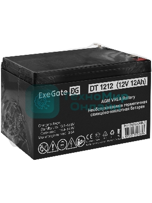 Батарея для ИБП ExeGate Special DT 1212/EXS12120 (12V 12Ah) клеммы F1