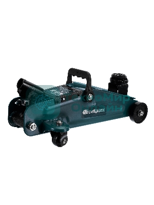 Домкрат гидравлический подкатной Сибртех2 т, 135-320 мм