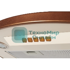 Вытяжка каминная Kuppersberg BONA 60 C бежевый/бронзовый, 59.5 см, 650 куб. м/ч, 58 дБ