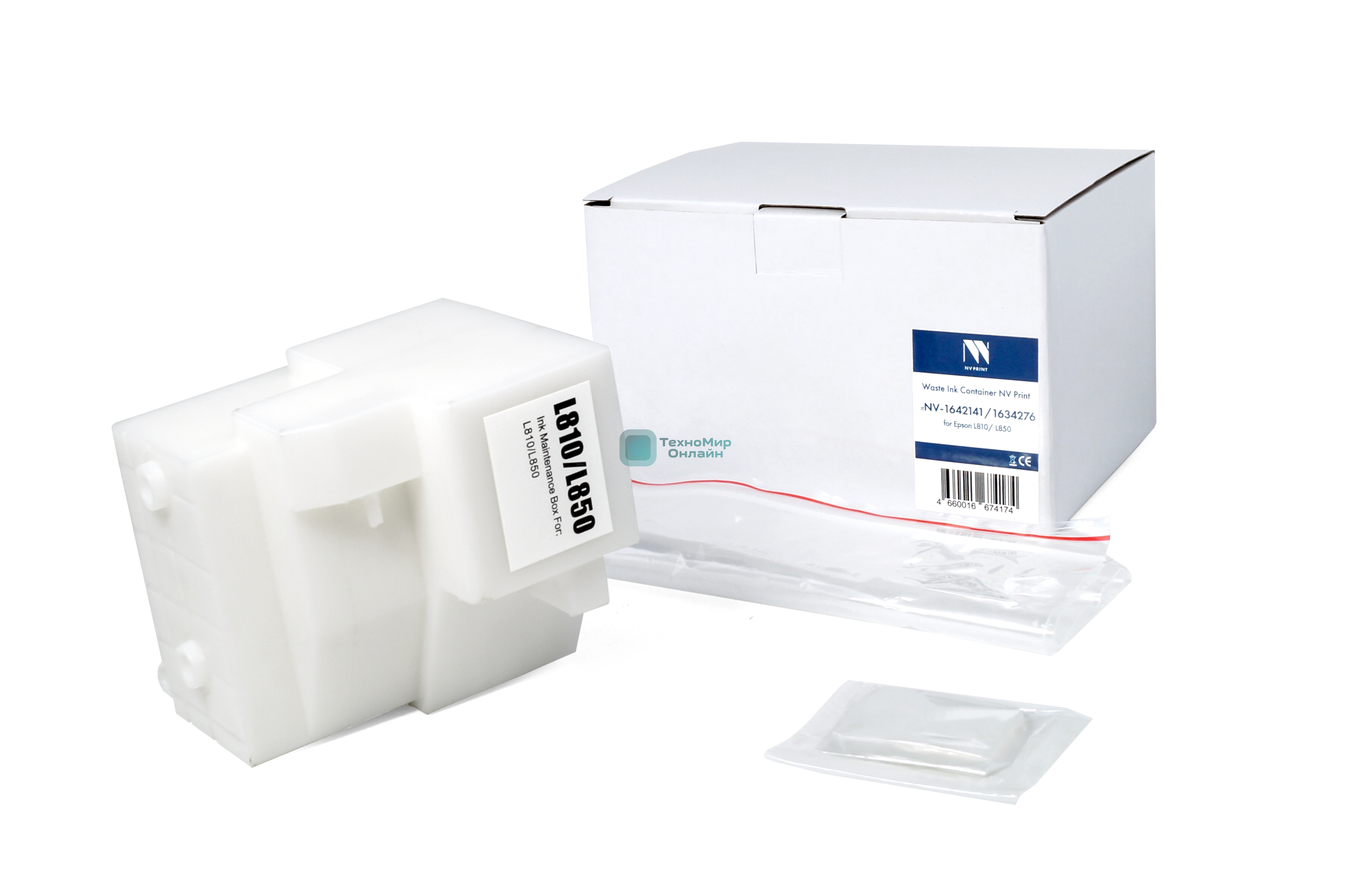 Контейнер для отработанных чернил NVP для Epson L810/L850 (NV-1642141/1634276) совместимый