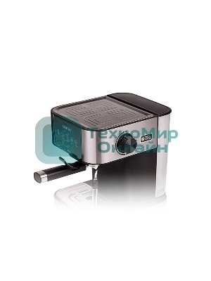 Кофеварка рожковая Centek CT-1164 серебристый, исп. кофе - молотый, 1.5 л, 1150 Вт, 15 бар