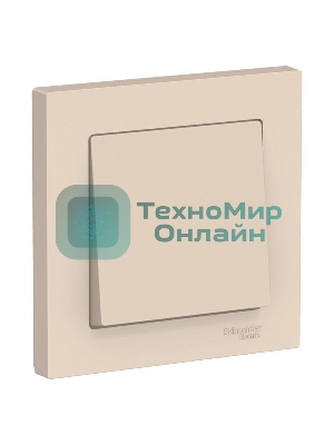 Выключатель 1-кл. ATLAS DESIGN (сх.1) 10АХ в сборе беж. SchE