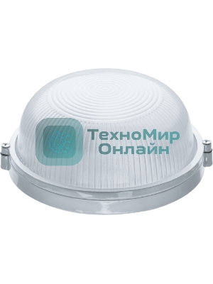 Светильник Navigator ЛОН NBL-R1-60-E27/WH 1х60Вт E27 IP54 (аналог НПБ 1301 бел. круг 60Вт)