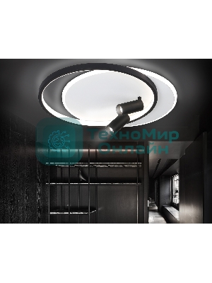 Светильник Ambrella light FL5137/2+2 WH/BK белый/черный 66W 3000K/4200K/6400K+4200K 500*420*130 (ПДУ ИК)
