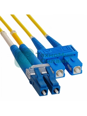 Патч-корд оптический переходной Rexant (SM), 9/125 (OS2), LC/UPC-SC/UPC, (Duplex), LSZH, 1м