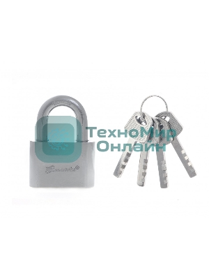 Замок навесной Matrix, хромированное покрытие 60 мм