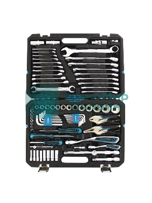 Набор инструментов Gross 14148 78 пред., 120 зубьев, CrV, 1/4, 1/2