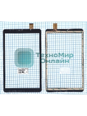 Сенсорное стекло (тачскрин) YLD-CEGA636-FPC-A0, черное