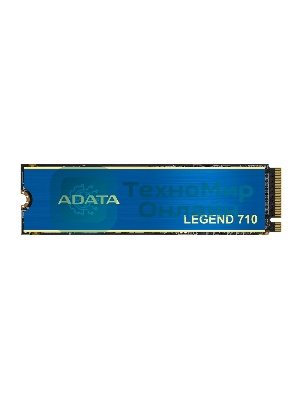 Накопитель SSD ADATA LEGEND 710, 1Tb, PCIe 3.0 x4, M.2 2280, NVMe, R/W 2400/1800, с радиатором