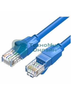 Патч-корд Vention прямой UTP cat.6, RJ45 - 1,5 м. синий