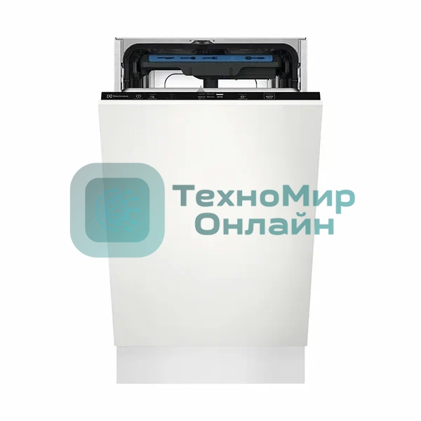 Встраиваемая посудомоечная машина Electrolux EEA23210L, черный, 44.6 см, 10 компл., 46 дБ, класс E