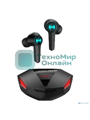 Наушники TWS Edifier GT4 черный, внутриканальные, Bluetooth, до 7 ч