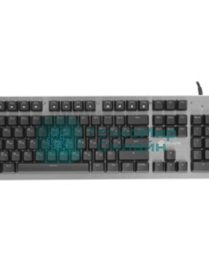 Клавиатура Oklick 970G Dark Knight проводная, USB Type-A, чёрный/серебристый