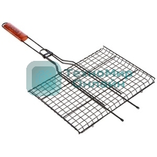 Решетка для барбекю ECOS RD-102D(глубокая, регулир. глубина, р-р 31х24х5 см, общая длина 65 см)