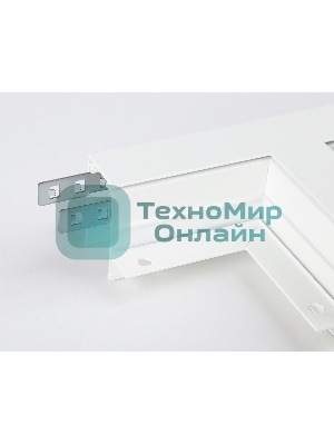 GL3355 WH белый коннектор т-образный встраиваемый 170*85*46,8