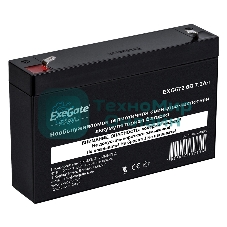 Батарея для ИБП ExeGate EP234536RUS GP 672/EXG672 (6V 7.2Ah) клеммы F1