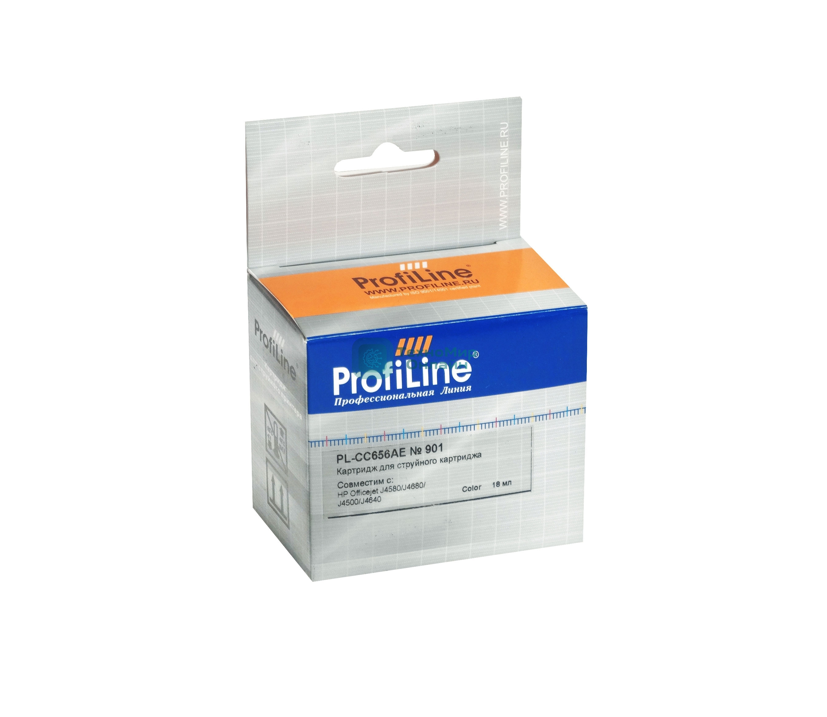 Картридж струйный ProfiLine PL-CC656AE № 901XL для принтеров HP Officejet J4580/J4680/J4500/J4640 Color водные