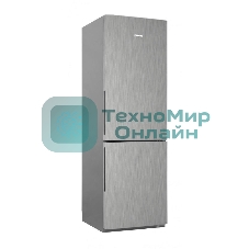Холодильник Pozis RK FNF-170 серебристый металлик двухкамерный 220/94 л морозилка снизу