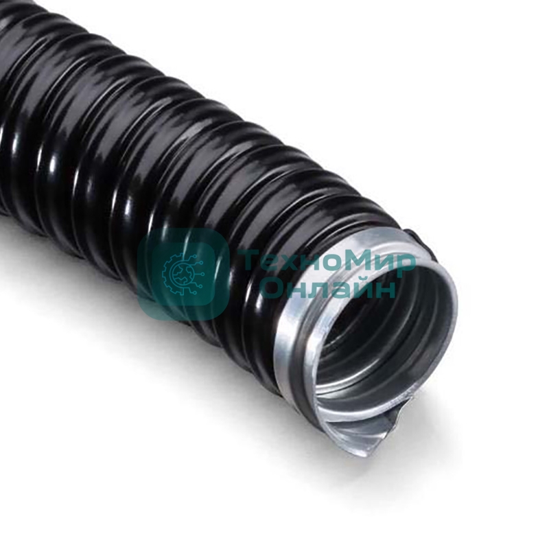 Металлорукав в ПВХ изоляции Rexant МРПИнг-20, (бухта 50 м/уп.) черный
