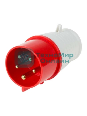 Вилка Rexant 025 переносная 3Р+РЕ+N 32А 380В IP44