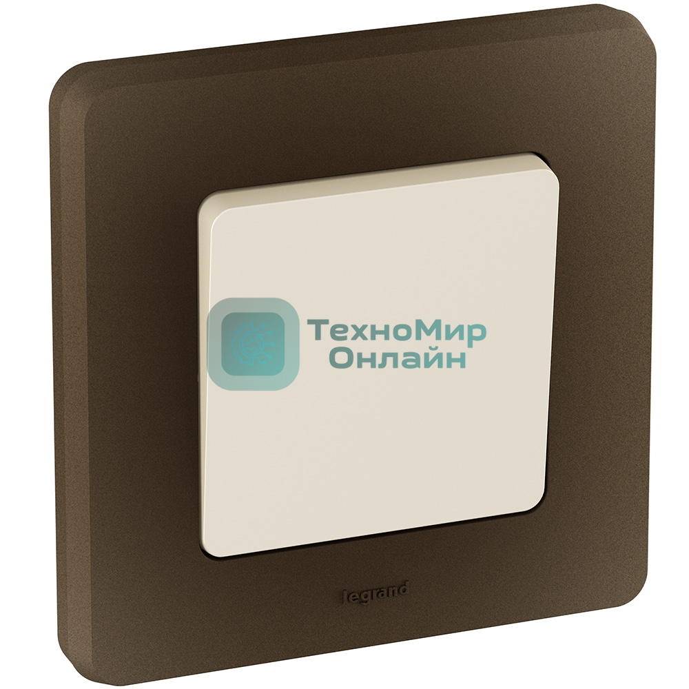 Рамка 1 пост. бронза Inspiria