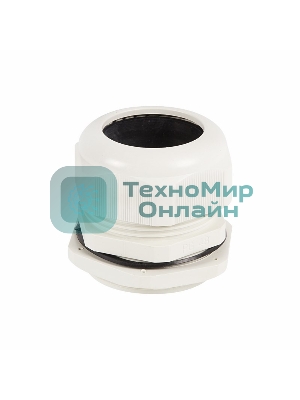 Кабельный ввод Rexant PG-42 (30-38 мм) серый