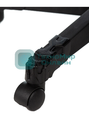 Кресло игровое Zombie GAME 17 черный, текстиль/эко.кожа, крестовина пластик