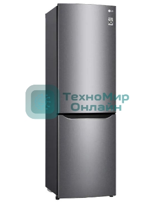 Холодильник LG GA-B419SDJL серый двухкамерный 223/79л морозилка снизу, No Frost