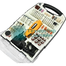 Прямошлифовальная машина (гравер) Deko DKRT150 в кейсе+110 аксессуаров 150Вт насадок:110 кейс