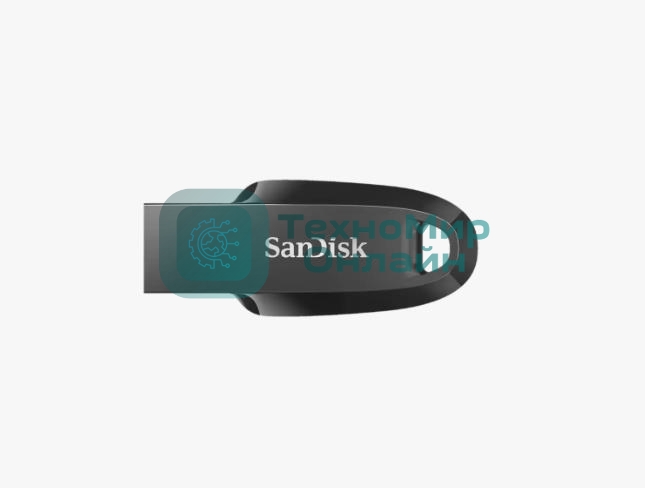 Флешка USB 32Gb SanDisk CZ550 Ultra Curve, USB 3.2, черный