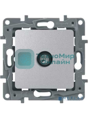 Розетка телевизионная TV - оконечная - 5 дБ - 5-862 мГц - Etika - алюминий