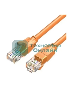 Патч-корд Vention прямой UTP cat.6, RJ45 - 2м. Оранжевый