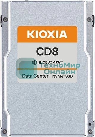 Накопитель SSD Kioxia CD8-R, 7680Gb, 2.5