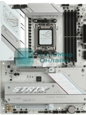 Материнская плата ASUS ROG STRIX B850-A GAMING WIFI, AM5, AMD B850, 4xDDR5, 2xSATA, 4xM.2, 1xPCIe 5.0 x16, 1xPCIe 4.0 x16, 1xPCIe x4, 1xDP, 1xHDMI, 1x2.5Gb LAN, 1xUSB-C 20Gbps, 1xUSB-C 10Gbps, 2xUSB-A 10Gbps, 4xUSB 5Gbps, 2xUSB-A 2.0, 3x3.5 мм, 7.1, ATX