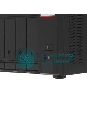 Сетевое хранилище без дисков SMB QNAP TVS-675-8G NAS, 6-tray w/o HDD, 2xM.2 SSD Slot, 1xHDMI-port. CPU 8-сore 64-bit x86 KX-U6580 2.5 GHz, 8GB DDR4 (1 x 8GB) up to 64GB (2 x 32GB), 2x 2.5 Gigabit LAN