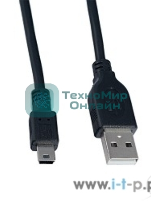 Кабель PERFEO USB2.0 A вилка - Mini USB 5P вилка, 3 м. (U4303)