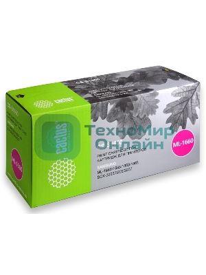 Картридж лазерный Cactus CS-S1660S черный (1500 стр.) для Samsung ML-1660/1665 SCX-3205