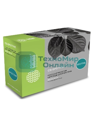 Картридж лазерный Cactus CS-SP277HE черный (2600 стр.) для Ricoh Aficio SP 277NwX/SP 277SFNwX