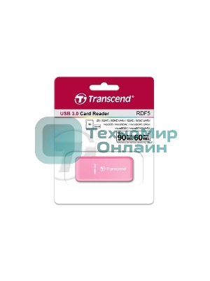 Кард-ридер Transcend All in1 Multi Card Reader, Pink