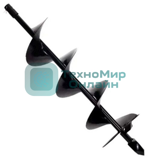 Шнек однозаходный PATRIOT D 150 для грунта к бензобуру, длина 800мм