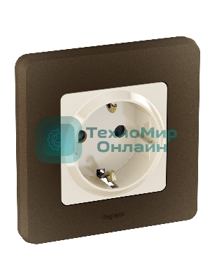 Рамка 1 пост. бронза Inspiria