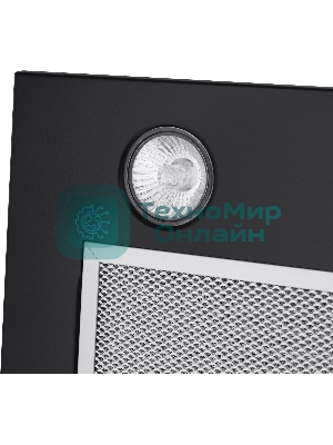 Вытяжка встраиваемая Maunfeld Crosby Singl 60 черный, 60 см, 850 куб. м/ч, 48 дБ