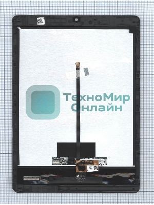 Модуль (матрица + тачскрин) для Asus Chromebook Tablet CT100PA черный с рамкой