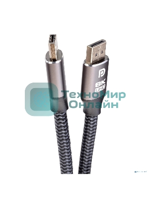 Кабель соединительный DP-DP 1.4V 8K@60Hz 2м, Telecom Pro <TCG750-2M>
