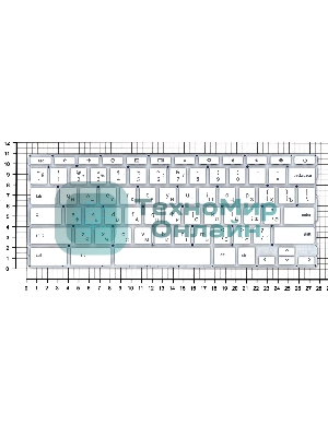 Клавиатура для ноутбука HP Chromebook 14A-NA белый
