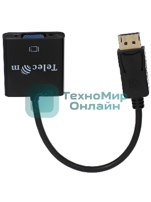Кабель-переходник DP --> VGA-F 0,2m, Telecom (TA522)